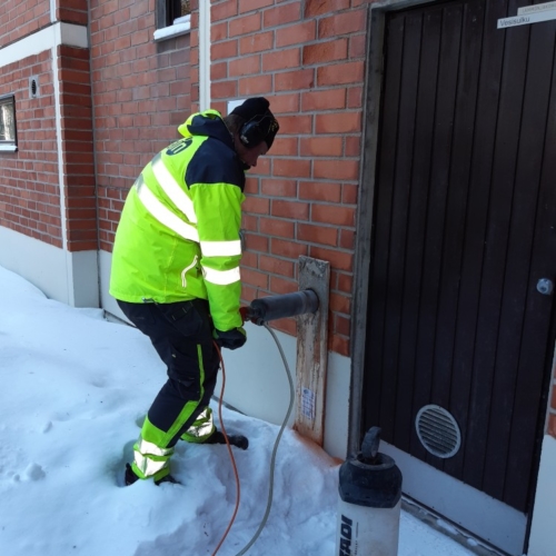 Timanttiporausta Varkaudessa