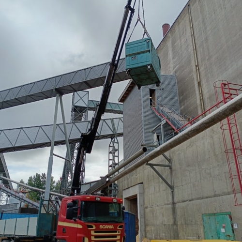 Vaneriseinien kuivajää putsaus valmustelut